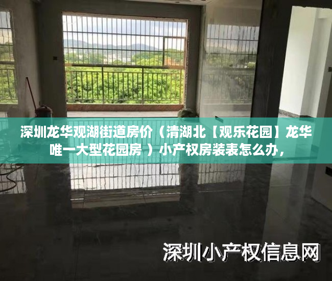 深圳龙华观湖街道房价（清湖北【观乐花园】龙华唯一大型花园房 ）小产权房装表怎么办，