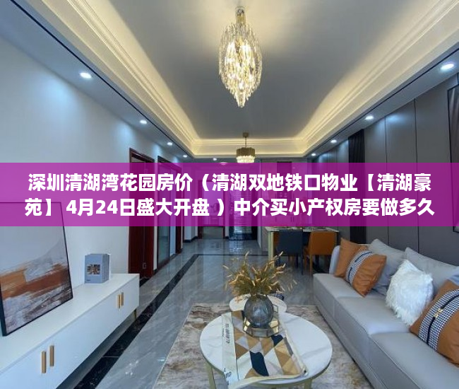 深圳清湖湾花园房价（清湖双地铁口物业【清湖豪苑】 4月24日盛大开盘 ）中介买小产权房要做多久监狱，