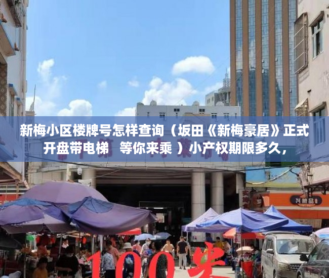 新梅小区楼牌号怎样查询（坂田《新梅豪居》正式开盘带电梯   等你来乘 ）小产权期限多久，