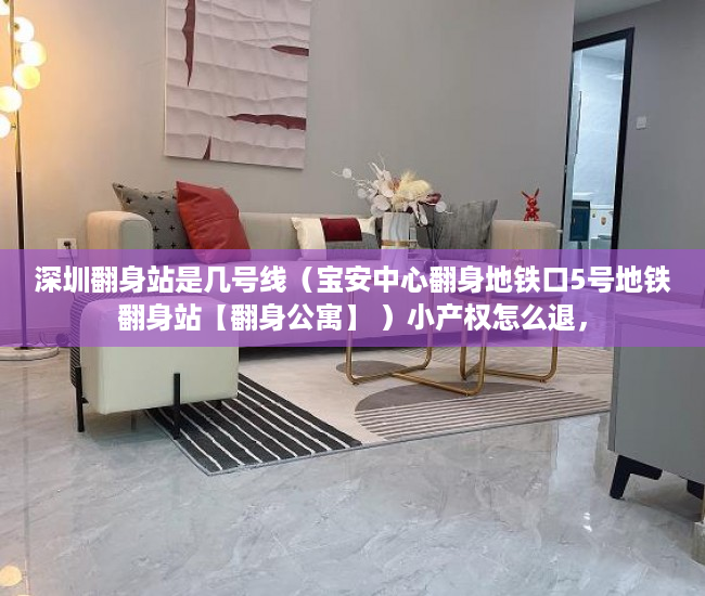 深圳翻身站是几号线（宝安中心翻身地铁口5号地铁翻身站【翻身公寓】 ）小产权怎么退，
