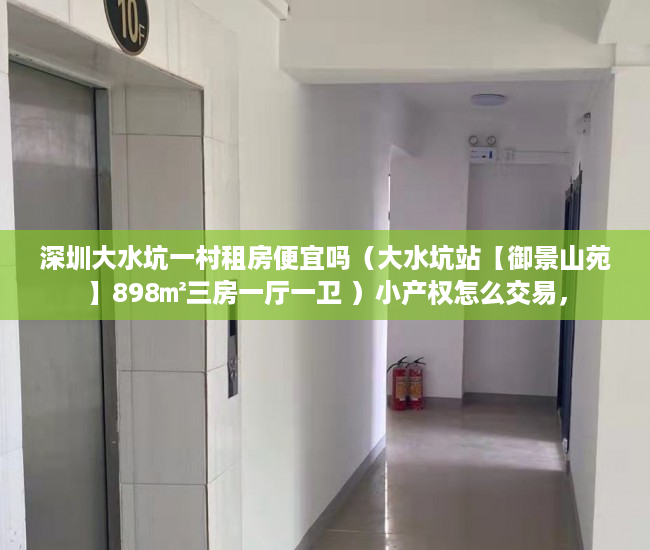 深圳大水坑一村租房便宜吗（大水坑站【御景山苑】898㎡三房一厅一卫 ）小产权怎么交易，