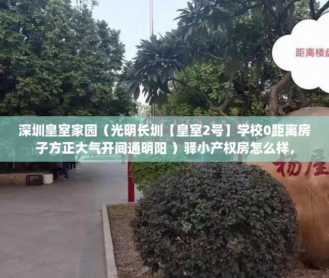 深圳皇室家园（光明长圳【皇室2号】学校0距离房子方正大气开间通明阳 ）驿小产权房怎么样，
