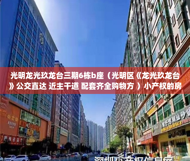 光明龙光玖龙台三期6栋b座（光明区《龙光玖龙台》公交直达 近主干道 配套齐全购物方 ）小产权的房子物业保修多久，