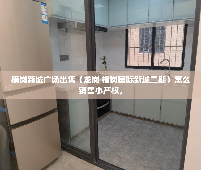 横岗新城广场出售（龙岗 横岗国际新城二期）怎么销售小产权，