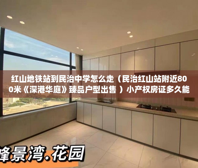 红山地铁站到民治中学怎么走（民治红山站附近800米《深港华庭》臻品户型出售 ）小产权房证多久能办下来，