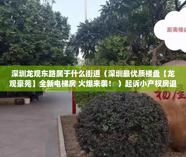 深圳龙观东路属于什么街道（深圳最优质楼盘【龙观豪苑】全新电梯房 火爆来袭！ ）起诉小产权房退房要多久，
