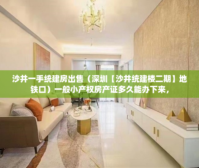 沙井一手统建房出售（深圳【沙井统建楼二期】地铁口）一般小产权房产证多久能办下来，