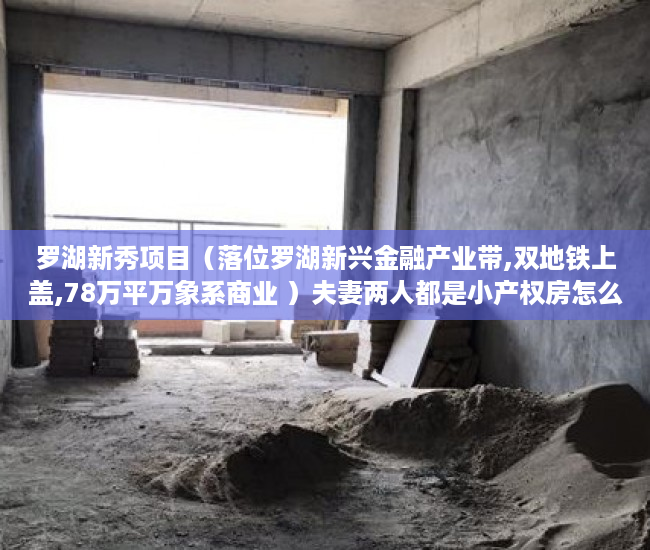 罗湖新秀项目（落位罗湖新兴金融产业带,双地铁上盖,78万平万象系商业 ）夫妻两人都是小产权房怎么办，