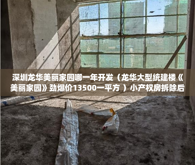 深圳龙华美丽家园哪一年开发（龙华大型统建楼《美丽家园》劲爆价13500一平方 ）小产权房拆除后多久可以拆除，