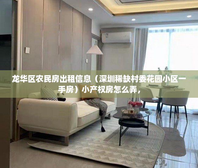 龙华区农民房出租信息（深圳稀缺村委花园小区一手房）小产权房怎么弄，