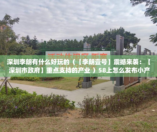 深圳李朗有什么好玩的（【李朗壹号】震撼来袭：【 深圳市政府】重点支持的产业 ）58上怎么发布小产权房屋出售，
