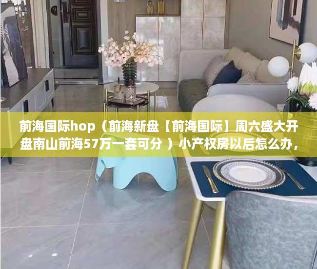 前海国际hop（前海新盘【前海国际】周六盛大开盘南山前海57万一套可分 ）小产权房以后怎么办，
