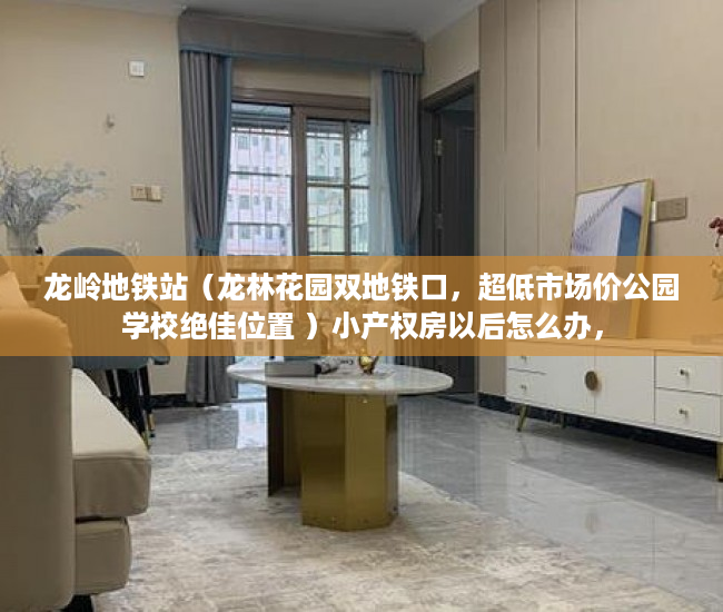 龙岭地铁站（龙林花园双地铁口，超低市场价公园学校绝佳位置 ）小产权房以后怎么办，