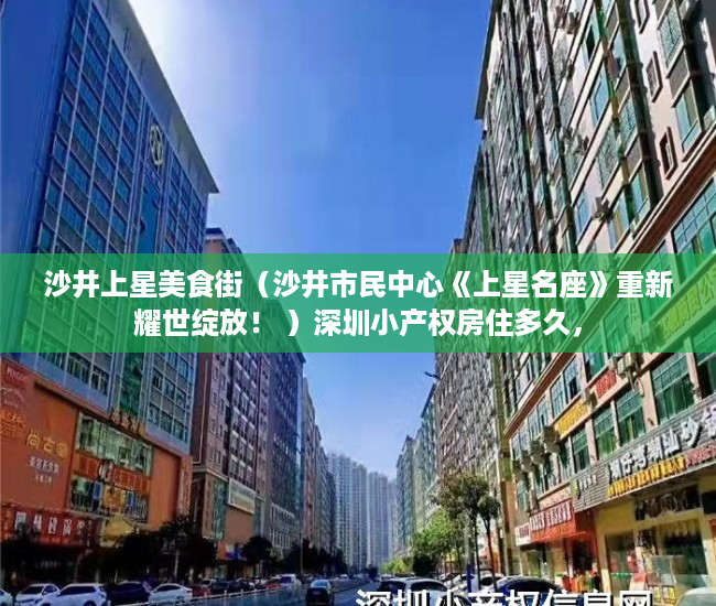 沙井上星美食街（沙井市民中心《上星名座》重新耀世绽放！ ）深圳小产权房住多久，