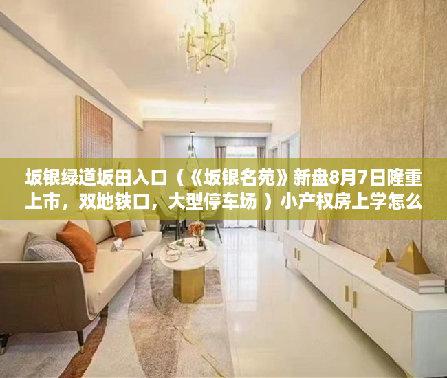 坂银绿道坂田入口（《坂银名苑》新盘8月7日隆重上市，双地铁口，大型停车场 ）小产权房上学怎么报名，
