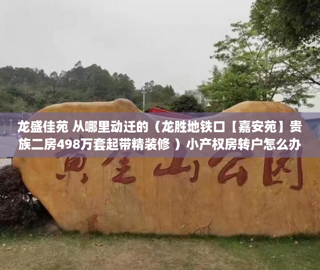 龙盛佳苑 从哪里动迁的（龙胜地铁口【嘉安苑】贵族二房498万套起带精装修 ）小产权房转户怎么办，