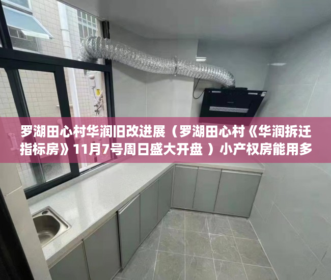 罗湖田心村华润旧改进展（罗湖田心村《华润拆迁指标房》11月7号周日盛大开盘 ）小产权房能用多久，