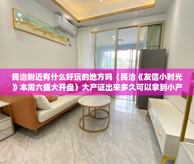 民治附近有什么好玩的地方吗（民治《友信小时光》本周六盛大开盘）大产证出来多久可以拿到小产权，