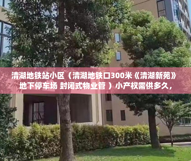 清湖地铁站小区（清湖地铁口300米《清湖新苑》 地下停车场 封闭式物业管 ）小产权需供多久，