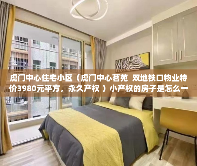 虎门中心住宅小区（虎门中心茗苑  双地铁口物业特价3980元平方，永久产权 ）小产权的房子是怎么一回事，