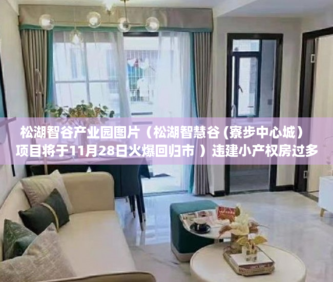 松湖智谷产业园图片（松湖智慧谷 (寮步中心城） 项目将于11月28日火爆回归市 ）违建小产权房过多久就不能拆了，