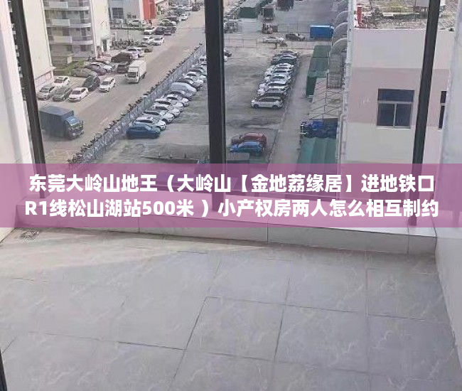 东莞大岭山地王（大岭山【金地荔缘居】进地铁口R1线松山湖站500米 ）小产权房两人怎么相互制约，