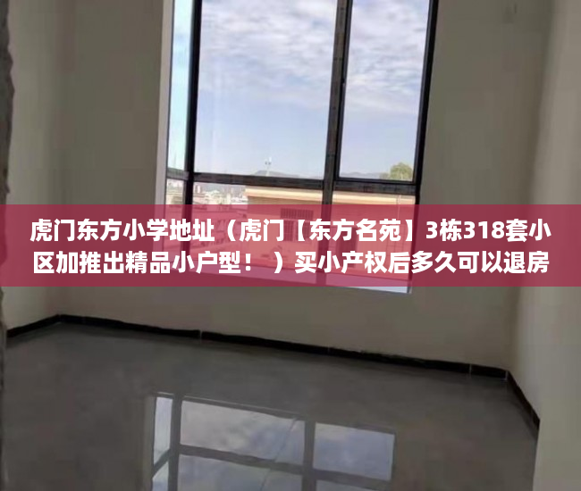 虎门东方小学地址（虎门【东方名苑】3栋318套小区加推出精品小户型！ ）买小产权后多久可以退房，