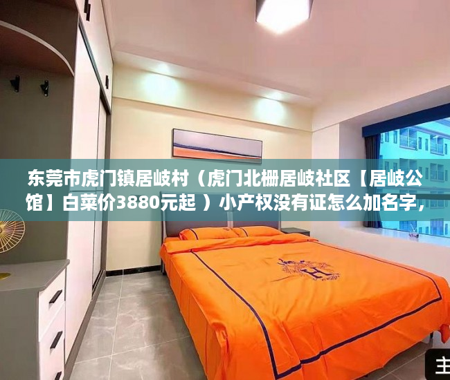 东莞市虎门镇居岐村（虎门北栅居岐社区【居岐公馆】白菜价3880元起 ）小产权没有证怎么加名字，
