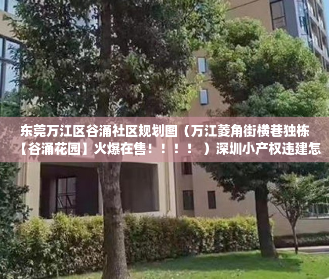 东莞万江区谷涌社区规划图（万江菱角街横巷独栋【谷涌花园】火爆在售！！！！ ）深圳小产权违建怎么办，
