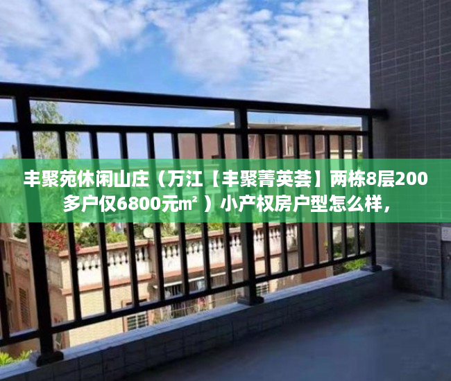 丰聚苑休闲山庄（万江【丰聚菁英荟】两栋8层200多户仅6800元㎡ ）小产权房户型怎么样，