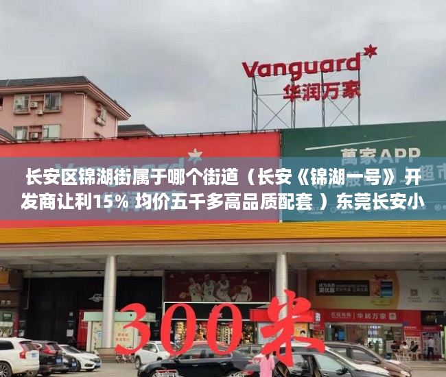 长安区锦湖街属于哪个街道（长安《锦湖一号》 开发商让利15% 均价五千多高品质配套 ）东莞长安小产权会维持多久，