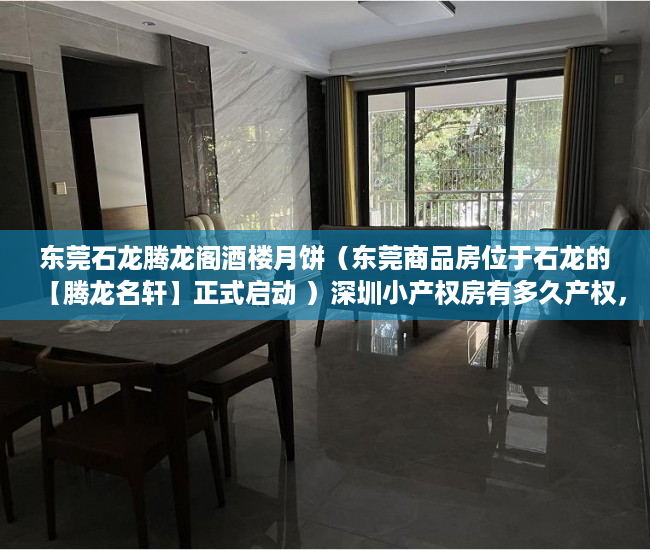 东莞石龙腾龙阁酒楼月饼（东莞商品房位于石龙的【腾龙名轩】正式启动 ）深圳小产权房有多久产权，