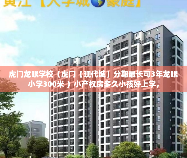 虎门龙眼学校（虎门【现代城】分期最长可3年龙眼小学300米 ）小产权房多久小孩好上学，
