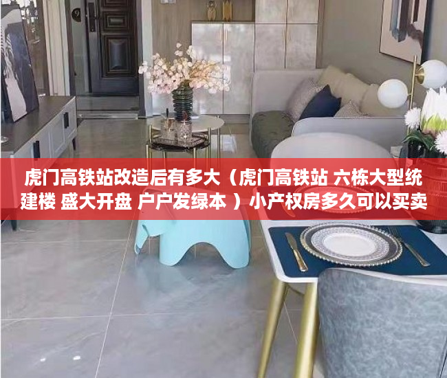 虎门高铁站改造后有多大（虎门高铁站 六栋大型统建楼 盛大开盘 户户发绿本 ）小产权房多久可以买卖，
