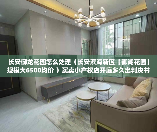 长安御龙花园怎么处理（长安滨海新区【御湖花园】规模大6500均价 ）买卖小产权店开庭多久出判决书，