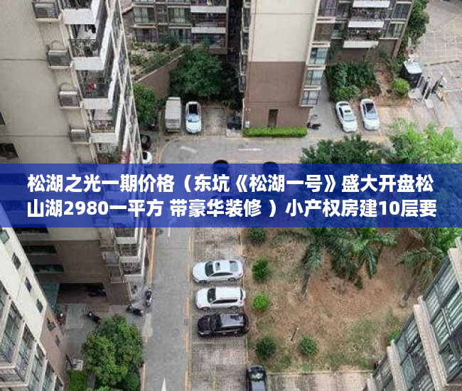 松湖之光一期价格（东坑《松湖一号》盛大开盘松山湖2980一平方 带豪华装修 ）小产权房建10层要多久，