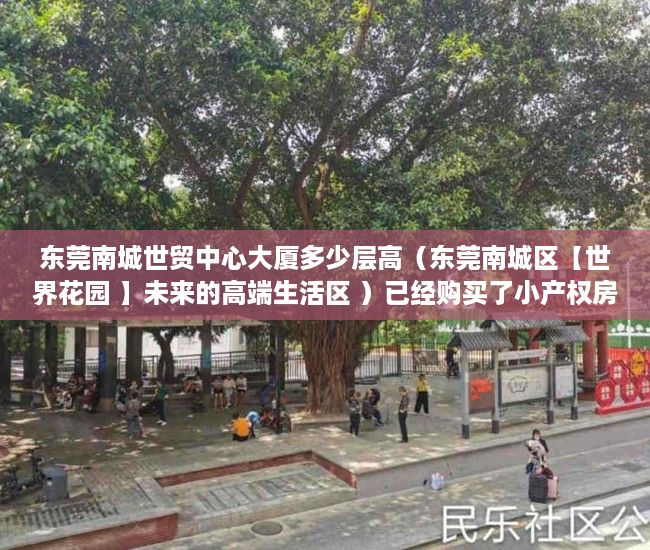 东莞南城世贸中心大厦多少层高（东莞南城区【世界花园 】未来的高端生活区 ）已经购买了小产权房怎么办，