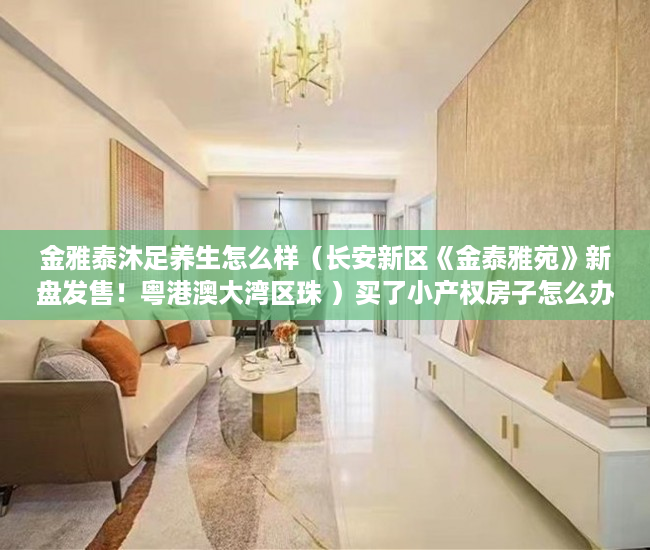 金雅泰沐足养生怎么样（长安新区《金泰雅苑》新盘发售！粤港澳大湾区珠 ）买了小产权房子怎么办，