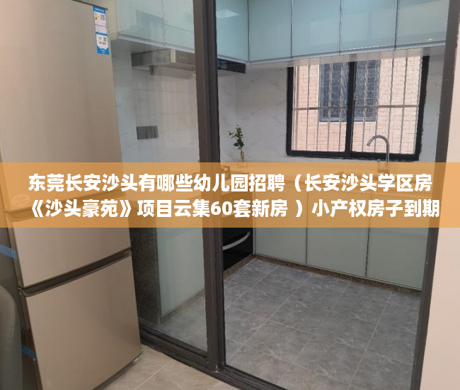 东莞长安沙头有哪些幼儿园招聘（长安沙头学区房《沙头豪苑》项目云集60套新房 ）小产权房子到期怎么办，