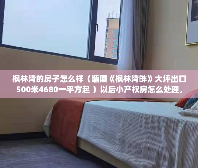 枫林湾的房子怎么样（塘厦《枫林湾畔》大坪出口500米4680一平方起 ）以后小产权房怎么处理，