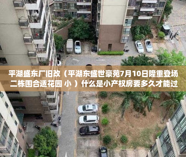 平湖盛东厂旧改（平湖东盛世豪苑7月10日隆重登场 二栋围合适花园 小 ）什么是小产权房要多久才能过户，