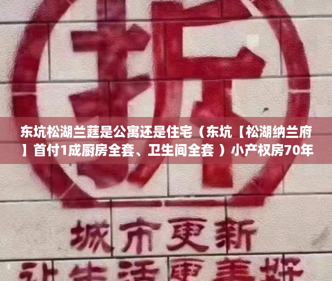 东坑松湖兰莛是公寓还是住宅（东坑【松湖纳兰府】首付1成厨房全套、卫生间全套 ）小产权房70年后怎么办，