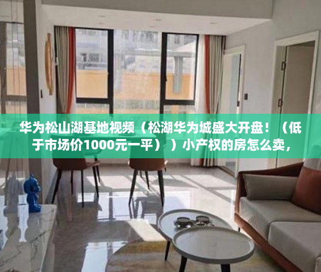 华为松山湖基地视频（松湖华为城盛大开盘！（低于市场价1000元一平） ）小产权的房怎么卖，