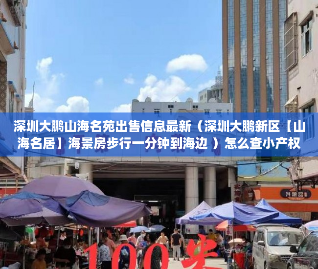 深圳大鹏山海名苑出售信息最新（深圳大鹏新区【山海名居】海景房步行一分钟到海边 ）怎么查小产权房，