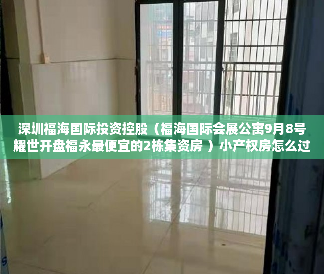 深圳福海国际投资控股（福海国际会展公寓9月8号耀世开盘福永最便宜的2栋集资房 ）小产权房怎么过户，