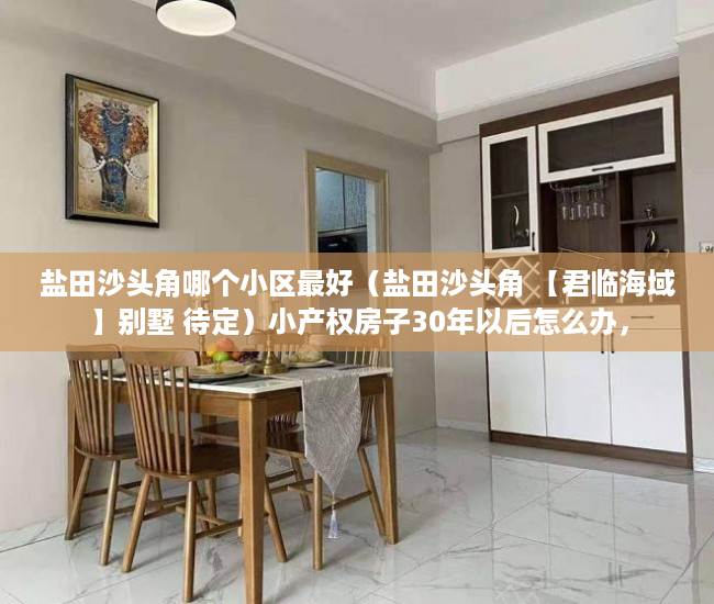 盐田沙头角哪个小区最好（盐田沙头角 【君临海域】别墅 待定）小产权房子30年以后怎么办，