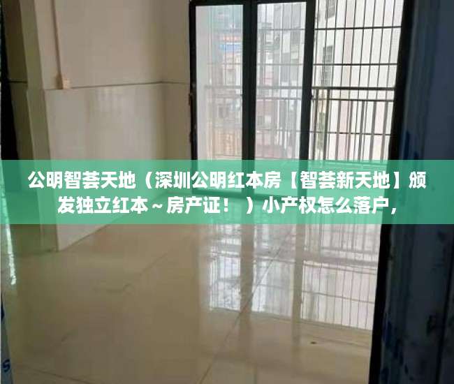 公明智荟天地（深圳公明红本房【智荟新天地】颁发独立红本～房产证！ ）小产权怎么落户，