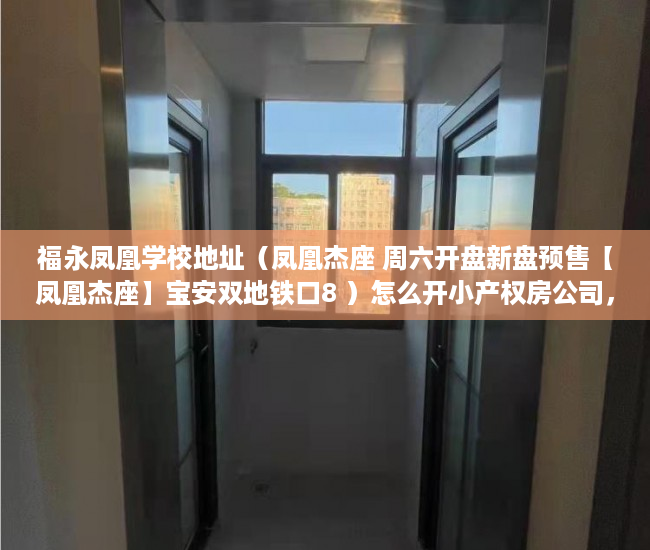 福永凤凰学校地址（凤凰杰座 周六开盘新盘预售【凤凰杰座】宝安双地铁口8 ）怎么开小产权房公司，