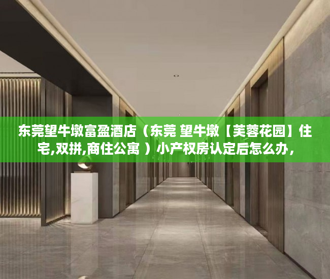 东莞望牛墩富盈酒店（东莞 望牛墩【芙蓉花园】住宅,双拼,商住公寓 ）小产权房认定后怎么办，
