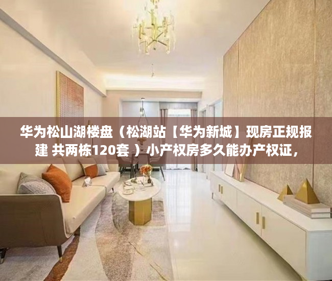 华为松山湖楼盘（松湖站【华为新城】现房正规报建 共两栋120套 ）小产权房多久能办产权证，